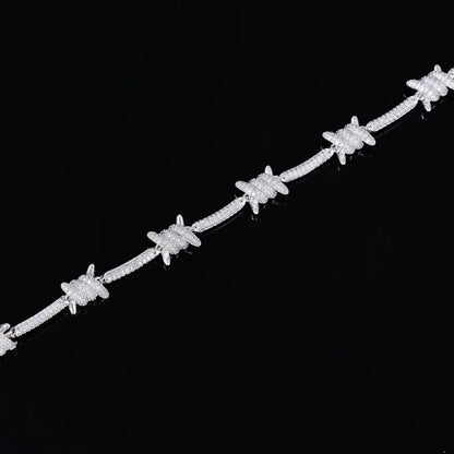 Iced Barb Wire Chain